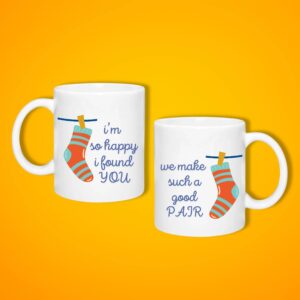 Good Pair 325ml Ceramic Mug Duo