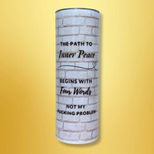 The Path to Inner Peace 590ml Metal Tumbler