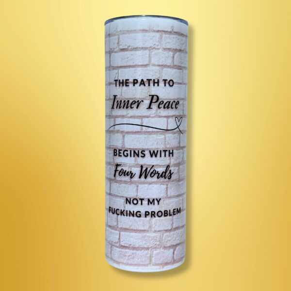 The Path to Inner Peace 590ml Metal Tumbler