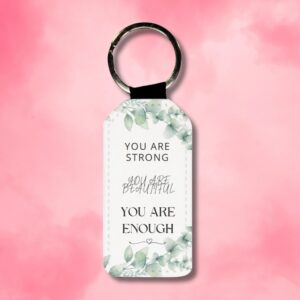 You are Strong Keychain