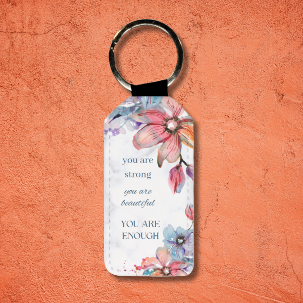 You are Strong Keychain