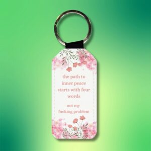 The path to inner peace Keychain
