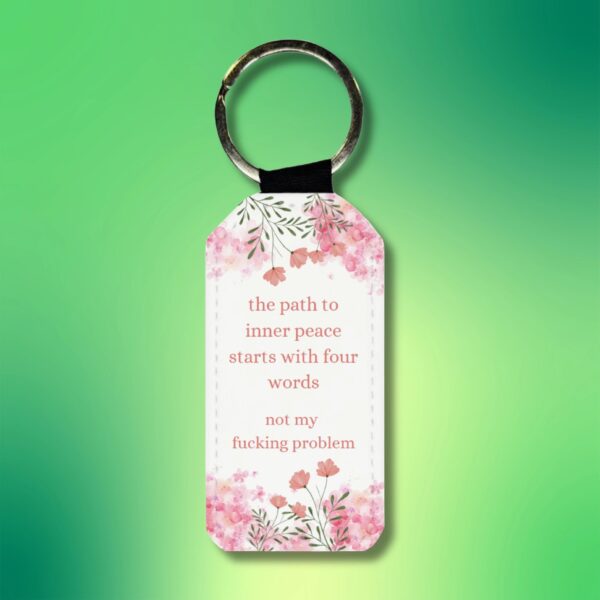 The path to inner peace Keychain