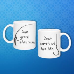 One Great Fisherman 325ml Ceramic Mug Duo