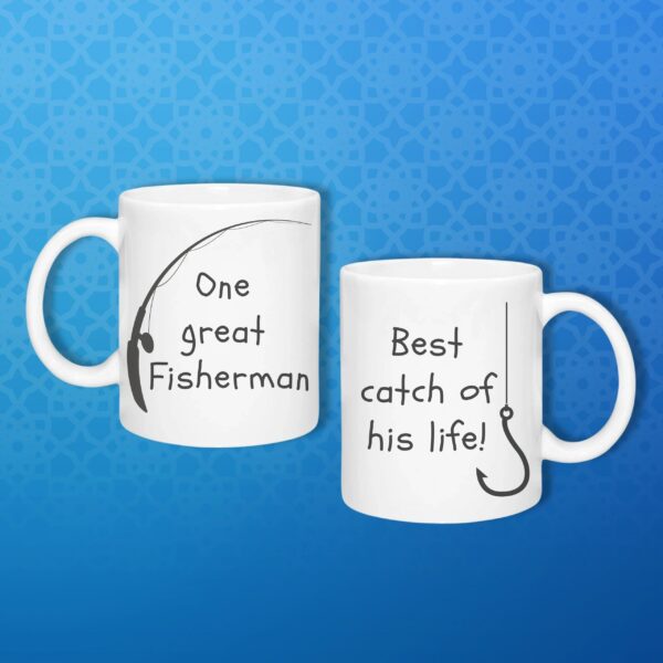 One Great Fisherman 325ml Ceramic Mug Duo