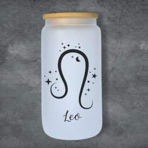 Leo - 23rd Jul - 22nd Aug 473ml Frosted Glass Tumbler