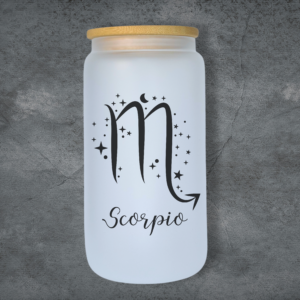 Scorpio - 23rd Oct - 22nd Nov 473ml Frosted Glass Tumbler