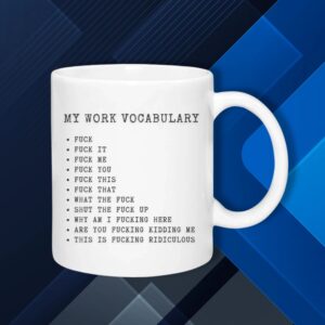 My Work Vocabulary 325ml Ceramic Mug